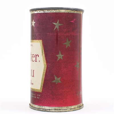 Meister Brau Abstract Color Set Flat Top NO DATE STARS RED  95-13