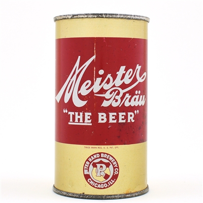 Meister Brau Beer Instructional Flat Top NO GAS 95-5 OI 523 R9 RARITY