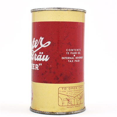 Meister Brau Beer Instructional Flat Top NO GAS 95-5 OI 523 R9 RARITY