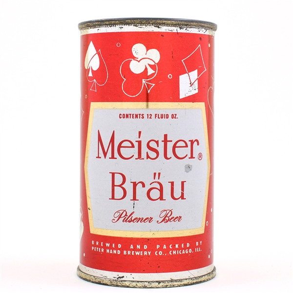 Meister Brau Color Pastimes Set Flat Top CARDS RED 95-35