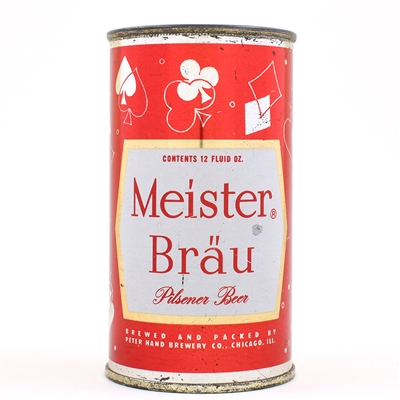 Meister Brau Color Pastimes Set Flat Top CARDS RED 95-35