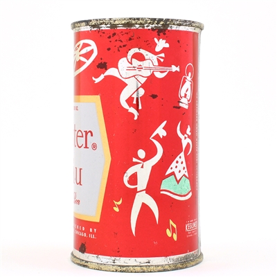 Meister Brau Color Pastimes Set Flat Top SQUARE DANCING RED 95-39