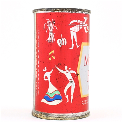 Meister Brau Color Pastimes Set Flat Top SQUARE DANCING RED 95-39