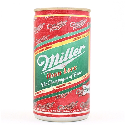 Miller High Life Aluminum Test Pull Tab UNLISTED