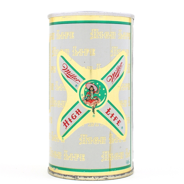 Miller High Life Beer Zip Top GIRL ON MOON 1 FACE UNLISTED
