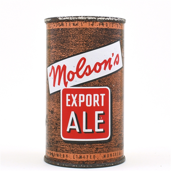 Molsons Export Ale Canadian Flat Top
