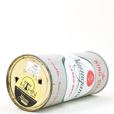 Narragansett Beer 16 Ounce Fan Tab KEGLINED 157-13