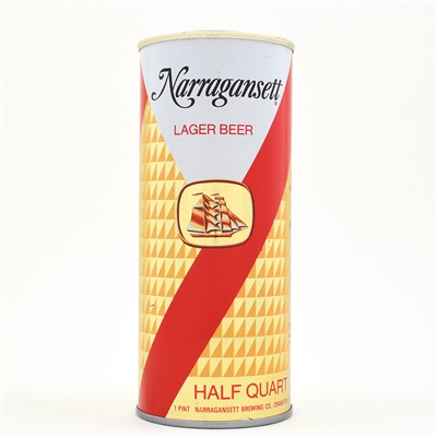 Narragansett Lager Beer 16 OZ Pint 157-15 BO LIGHT BROWN SHIP MINTY
