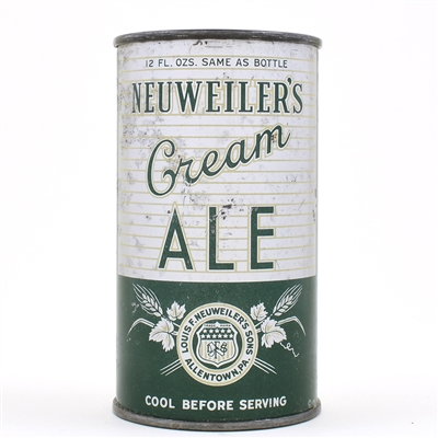 Neuweilers Cream Ale Instructional Flat Top 102-33 OI 560