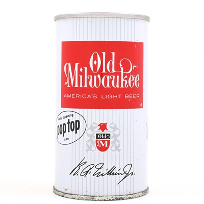 Old Milwaukee Beer Zip Top POP TOP PROMO 102-1
