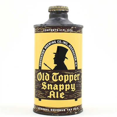 Old Topper Snappy Ale Cone Top 178-6