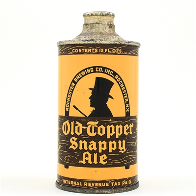 Old Topper Snappy Ale Cone Top 178-7
