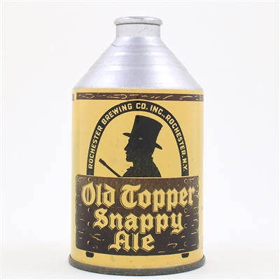 Old Topper Snappy Ale Crowntainer BROWN SIGN 197-30