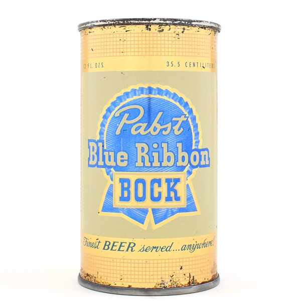 Pabst Blue Ribbon Bock Flat Top MILWAUKEE BOCK LID 112-7