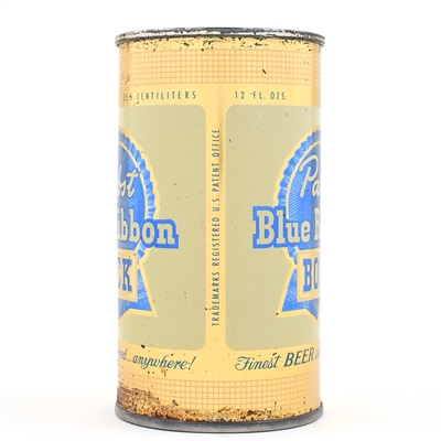 Pabst Blue Ribbon Bock Flat Top MILWAUKEE BOCK LID 112-7