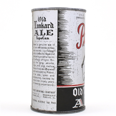 Pabst Old Tankard Ale Instructional Flat Top PABST MILWAUKEE 110-37 OI 635