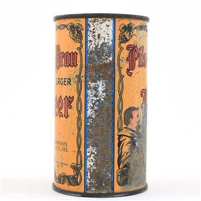 Pilsen Brau Beer Flat Top RARE INDOOR 115-37