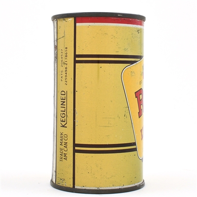 R and H Light Beer Flat Top CONFUSING LID 122-39