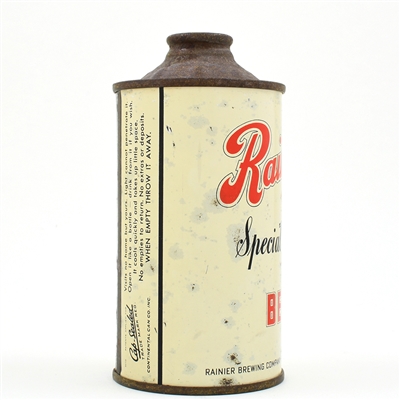 Rainier Special Export Beer Cone Top 180-12