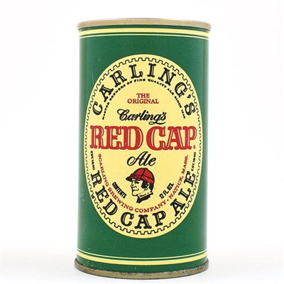 Carling Red Cap Ale Pull Tab MAROON EXCELLENT