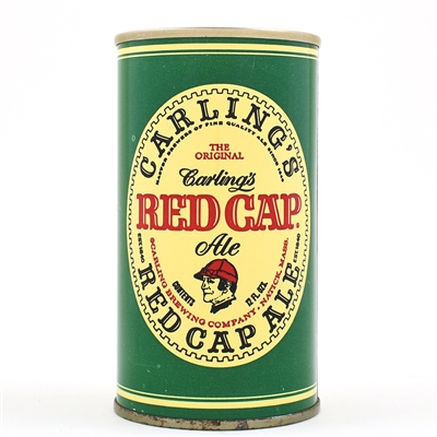 Carling Red Cap Ale Pull Tab MAROON EXCELLENT