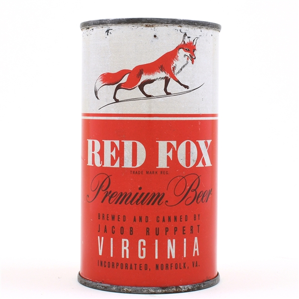 Red Fox Beer Flat Top RUPPERT NON-IRTP 119-24