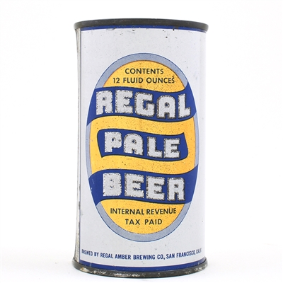 Regal Pale Beer Bank Lid Flat Top 120-36