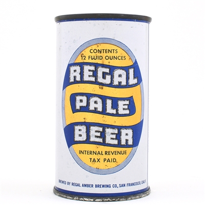 Regal Pale Beer Bank Lid Flat Top 120-36