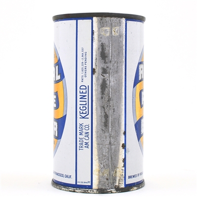 Regal Pale Beer Bank Lid Flat Top 120-36
