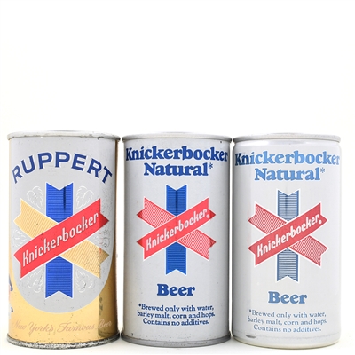 Ruppert Knickerbocker Cans Lot of 5 Different NEW BEDFORD