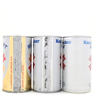 Ruppert Knickerbocker Cans Lot of 5 Different NEW BEDFORD