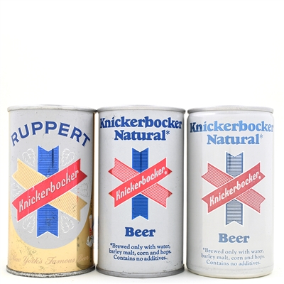 Ruppert Knickerbocker Cans Lot of 5 Different NEW BEDFORD
