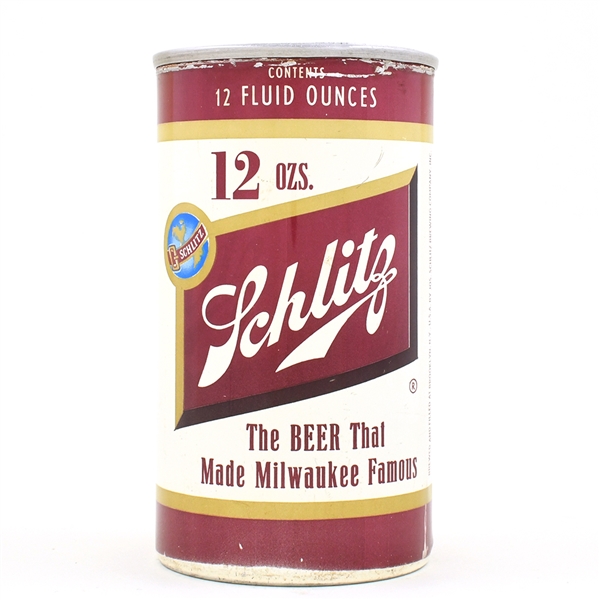 Schlitz Beer Aluminum Test Flat Top ACTUAL 240-28