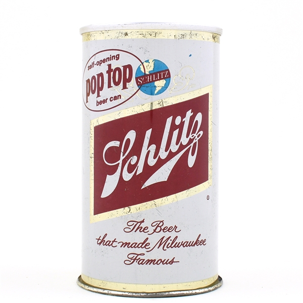 Schlitz Beer Zip Top 1960 MILWAUKEE 120-27
