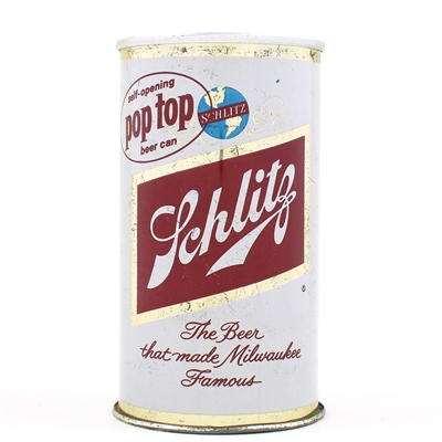 Schlitz Beer Zip Top 1960 MILWAUKEE 120-27