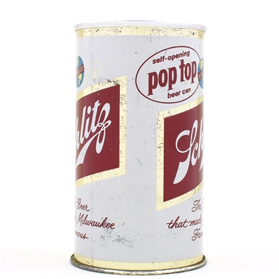 Schlitz Beer Zip Top 1960 MILWAUKEE 120-27