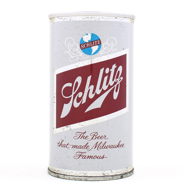 Schlitz Beer Zip Top 1962 MILWAUKEE 120-30