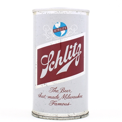 Schlitz Beer Zip Top 1962 MILWAUKEE 120-30