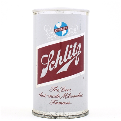 Schlitz Beer Zip Top 1962 MILWAUKEE 120-30