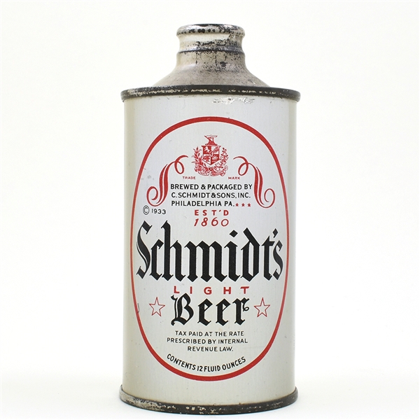 Schmidts Beer J-SPOUT Cone Top 184-30 SCARCE THIS CLEAN