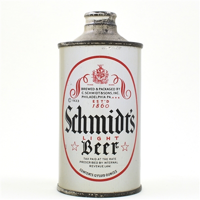 Schmidts Beer J-SPOUT Cone Top 184-30 SCARCE THIS CLEAN