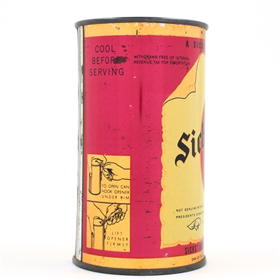 Sicks Select Beer Instructional Flat Top WITHDRAWN FREE 133-11 USBCOI 759