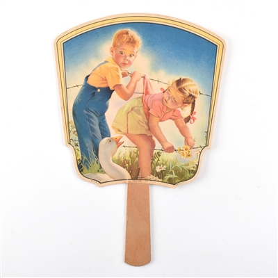 Royal Crown RC Cola Nehi 1950s Cardboard Fans Lot of 2