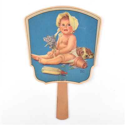 Royal Crown RC Cola Nehi 1950s Cardboard Fans Lot of 2