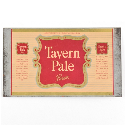 Tavern Pale Beer Unrolled Flat Top Sheet 138-20