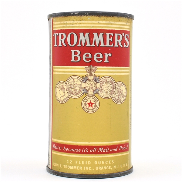 Trommers Beer Flat Top ORANGE 139-27