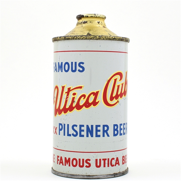 Utica Club Beer Cone Top NO TEXT AT TOP 188-5 TOUGH