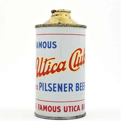 Utica Club Beer Cone Top NO TEXT AT TOP 188-5 TOUGH