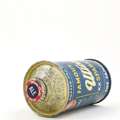 Utica Club Sparkling Ale Cone Top TEXT AT TOP U PERMIT 187-30 MINTY