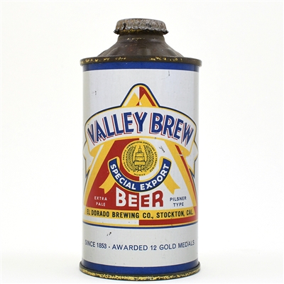 Valley Brew Beer Cone Top 188-10 EXCELLENT